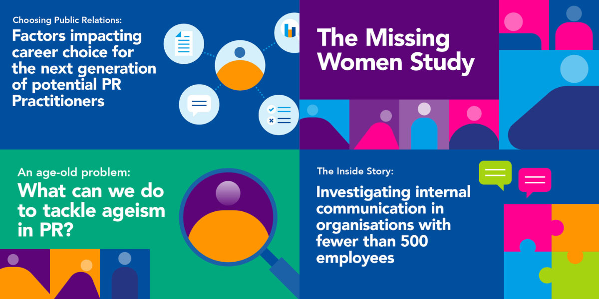Graphic for the CIPR Research Fund showing the covers of the four 2025 studies.